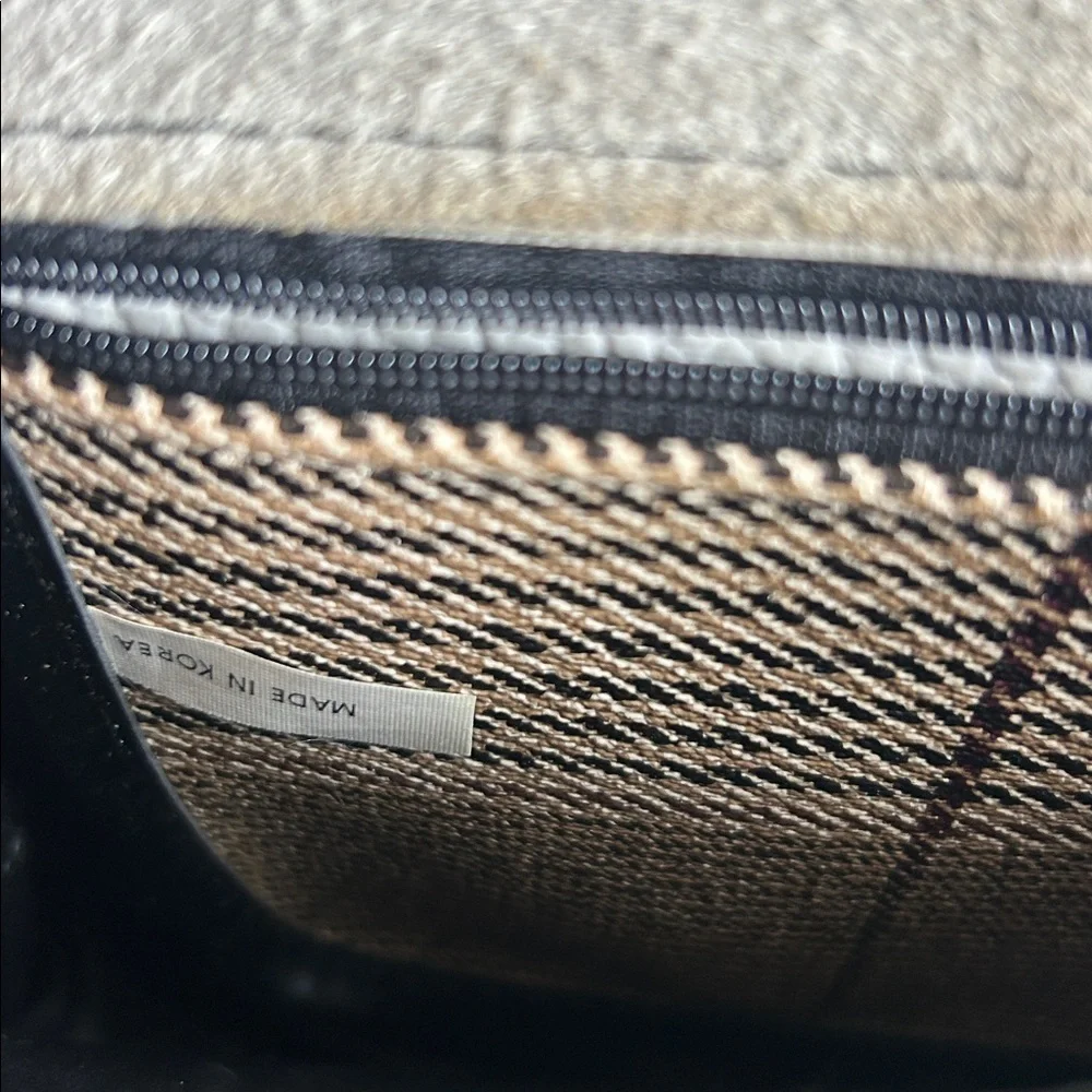 Vintage Distressed Sassy Collection made in Korea  Black Shoulder Crossbody Bag